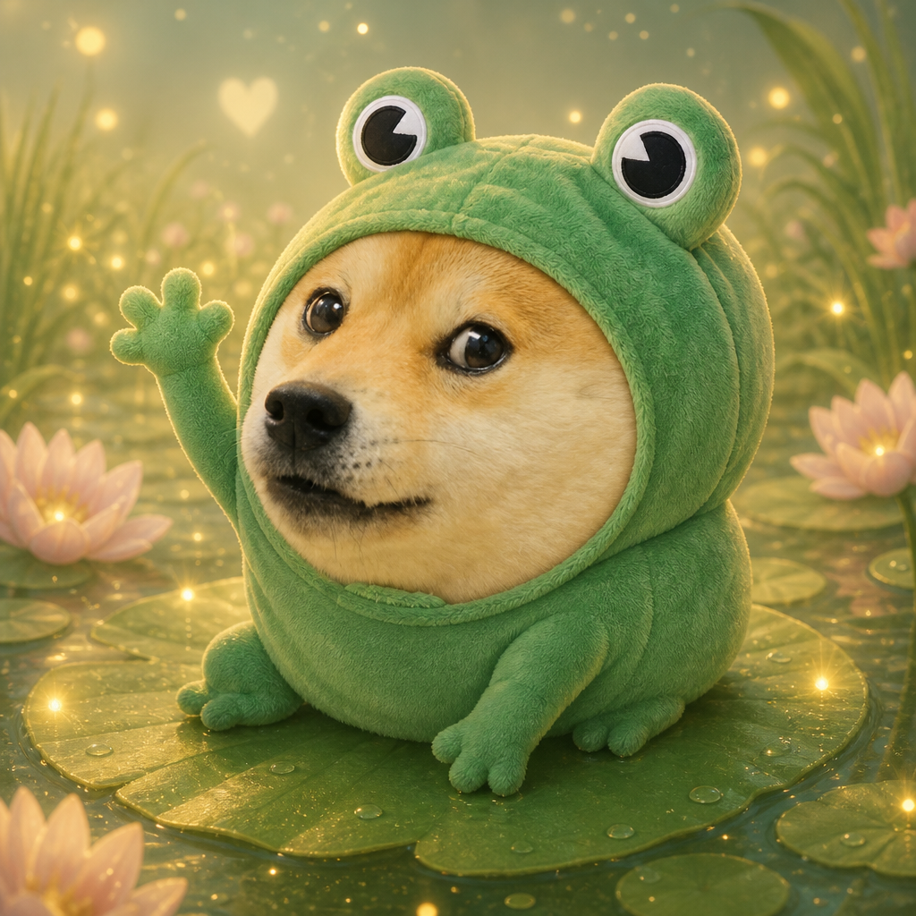 waving FROGE meme